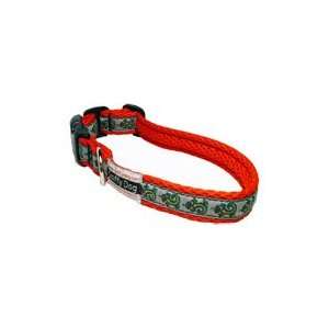  Quick Dry Comfortable Air Dog Collar(Red Geckos)(Large 