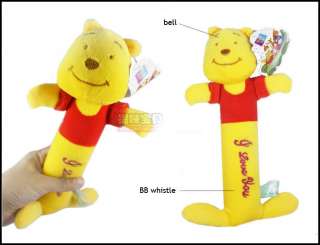 Baby toys Animal model Hand bell Kid Plush rattle doll pooh,tigger 