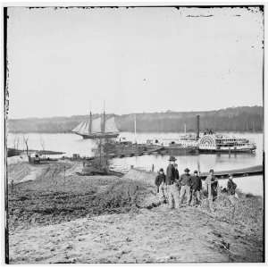   supply boat Planter at General Hospital wharf on the Appomattox