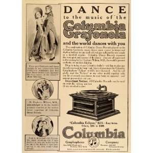  Grafonola Eclipse Dance Record   Original Print Ad