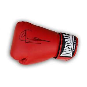 Joe Calzaghe   Pride of Wales   Autographed Boxing Glove