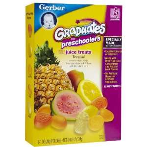 Gerber Graduates Juice Treats   Tropical Fruit 6 oz.  