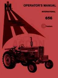 INTERNATIONAL FARMALL 656 Owners Operators Manual IH  