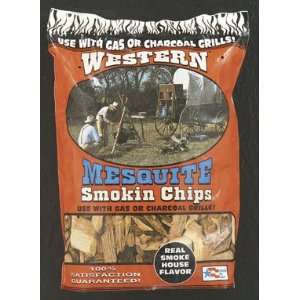 Western Mesquite Wood Smoking Chips 2 1/4 lb Bag  Grocery 
