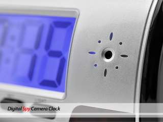 Motion Detection Home Spy Clock Convert Video Recorder Camera + Remote 
