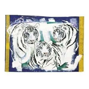  Three White Tigers Poster Print