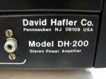 Vintage David Hafler DH 200 Stereo 2 Channel Power Amplifier  