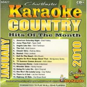 Chartbuster Karaoke CDG CB60427   Country Hits of the Month January 