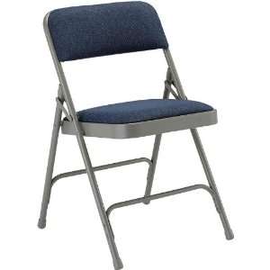  Steel Folding Chair with Fabric Seat and Back by KFI 
