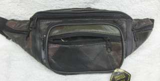 Genuine Patchwork Leather Fanny Pack   #7078  MULTI  