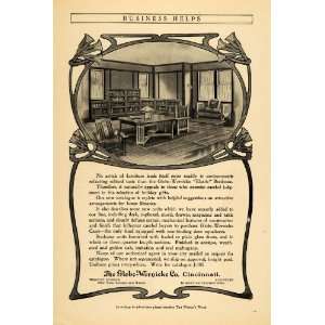  1905 Ad Globe Wernicke Elastic Bookcases Home Libraries 