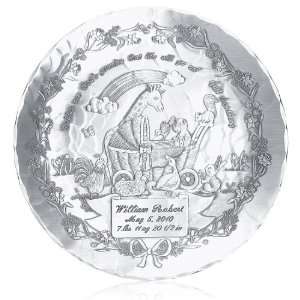    Handmade Baby Animals Plate by Wendell August Forge