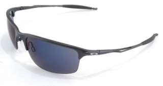 New Oakley Sunglasses Half Wire 2.0 Dark w/ Ice Iridium #05 744  