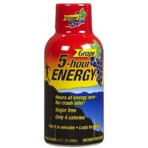  5 Hour Energy Energy Shots, Grape, 6 ct (Quantity of 2 