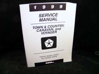 1999 Town & Country Caravan & Voyager Service Manual  