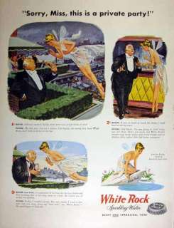   is an original, print advertising for White Rock sparkling water