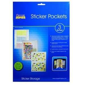  Cropper Hopper Sticker Pockets 3 Pack Arts, Crafts 