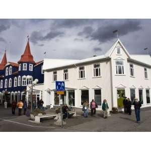  Architecture on Hafnarstr Street, Akureyri, Iceland, Polar 