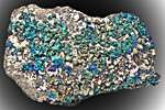 Rainbow CHALCOPYRITE Crystals Blue/Gold/Magenta MO  