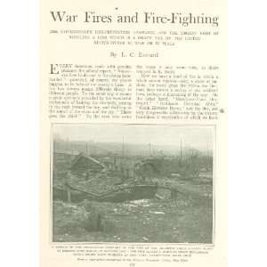  1918 Government Fire Prevention Campaign World War I 