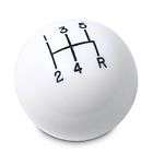 White 5 Speed Cue Ball Hurst Shifter **HURST SHIFT KNOB