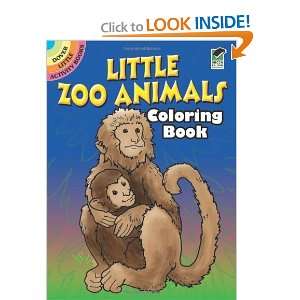  Little Zoo Animals Coloring Book (Dover Little Activity 