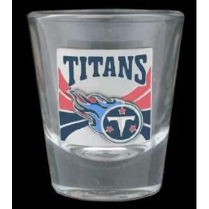 Tennessee Titans Round NFL Shot Glass 