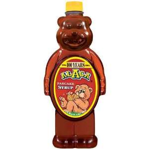Alaga Pancake Syrup Bear Bottle   24 Oz  Grocery & Gourmet 