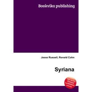  Syriana Ronald Cohn Jesse Russell Books