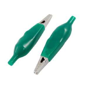  Amico 10 Pcs Green Soft Plastic Insulated Test Lead Clip 
