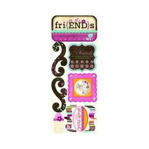   Press   Sophie Collection   Cardstock Stickers   Friends To The End