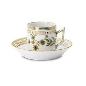  flora danica demitasse cup & saucer by royal copenhagen 
