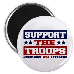  2.25 Magnet Support the Troops Defending Our Freedom 