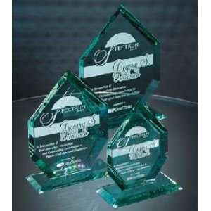   Northwest Trophy Liberty Diamond Jade Crystal Award