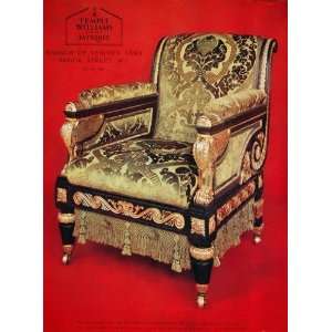  1966 Ad Temple Williams Regency Drawing Room Chair 