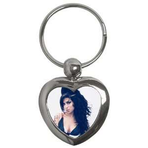  Amy Winehouse Key Chain (Heart)