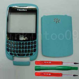 Blackberry 9300 Housing Cover+Keypad+Lens Turquoise  