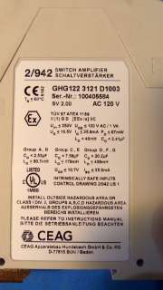 Schaltverstarker CEAG 2/942 Switching Amp Amplifier; Lot of 8  
