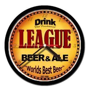  LEAGUE beer and ale cerveza wall clock 