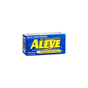 Aleve Caplets, 100 capsules (Pack of 3)  Grocery & Gourmet 