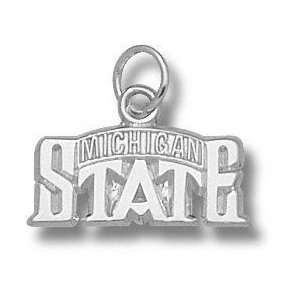  Michigan State Spartans Sterling Silver Bridge Design Logo 