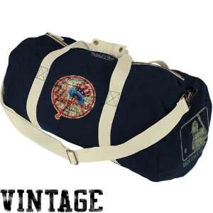   York Yankees Navy Blue Vintage Canvas Duffel Bag 
