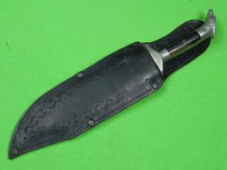 Mexican Mexico Vintage Hunting Fighting Knife & Sheath  