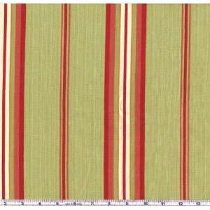  54 Wide Canberra Stripe Apple & Terracotta Fabric By The 