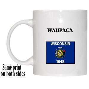  US State Flag   WAUPACA, Wisconsin (WI) Mug Everything 