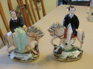   of Old Staffordshire Ware Figurines The Princess & The Prince  