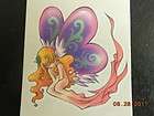 BURNING HEART CURLIES LOW BACK TEMPORARY TATTOO 12105 items in Tribal 