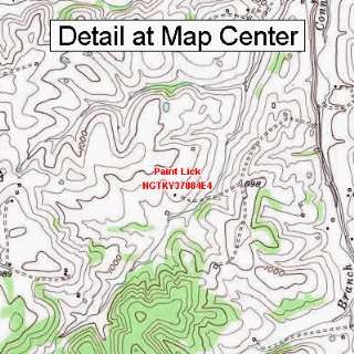   Map   Paint Lick, Kentucky (Folded/Waterproof)