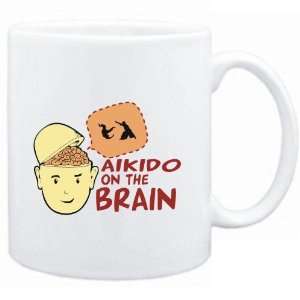    Mug White  Aikido ON THE BRAIN  Sports