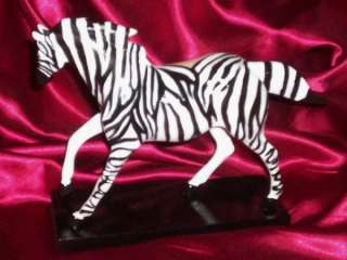 Custom Trail of Painted Ponies UNTAMED Zebra Horse  